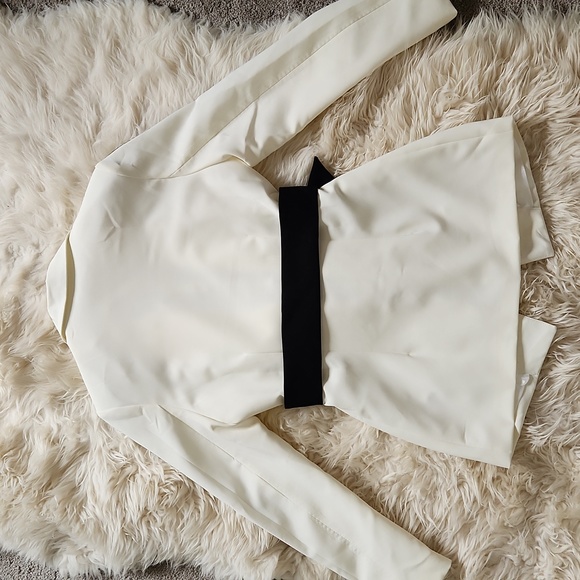 ASOS Paper Dolls black and white blazer - Picture 13 of 13